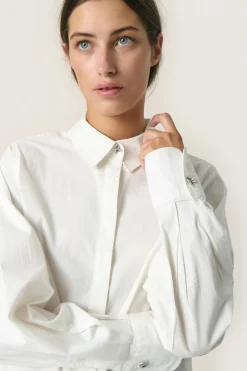 Online Soaked in Luxury SLAlonna Skjorte