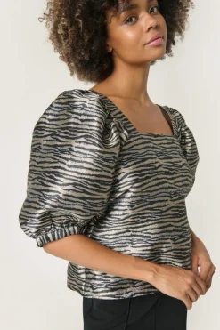 New Soaked in Luxury SLElowen Bluse