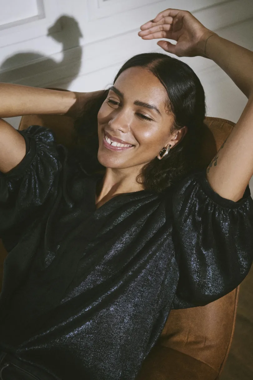 Hot Soaked in Luxury SLElvie Bluse