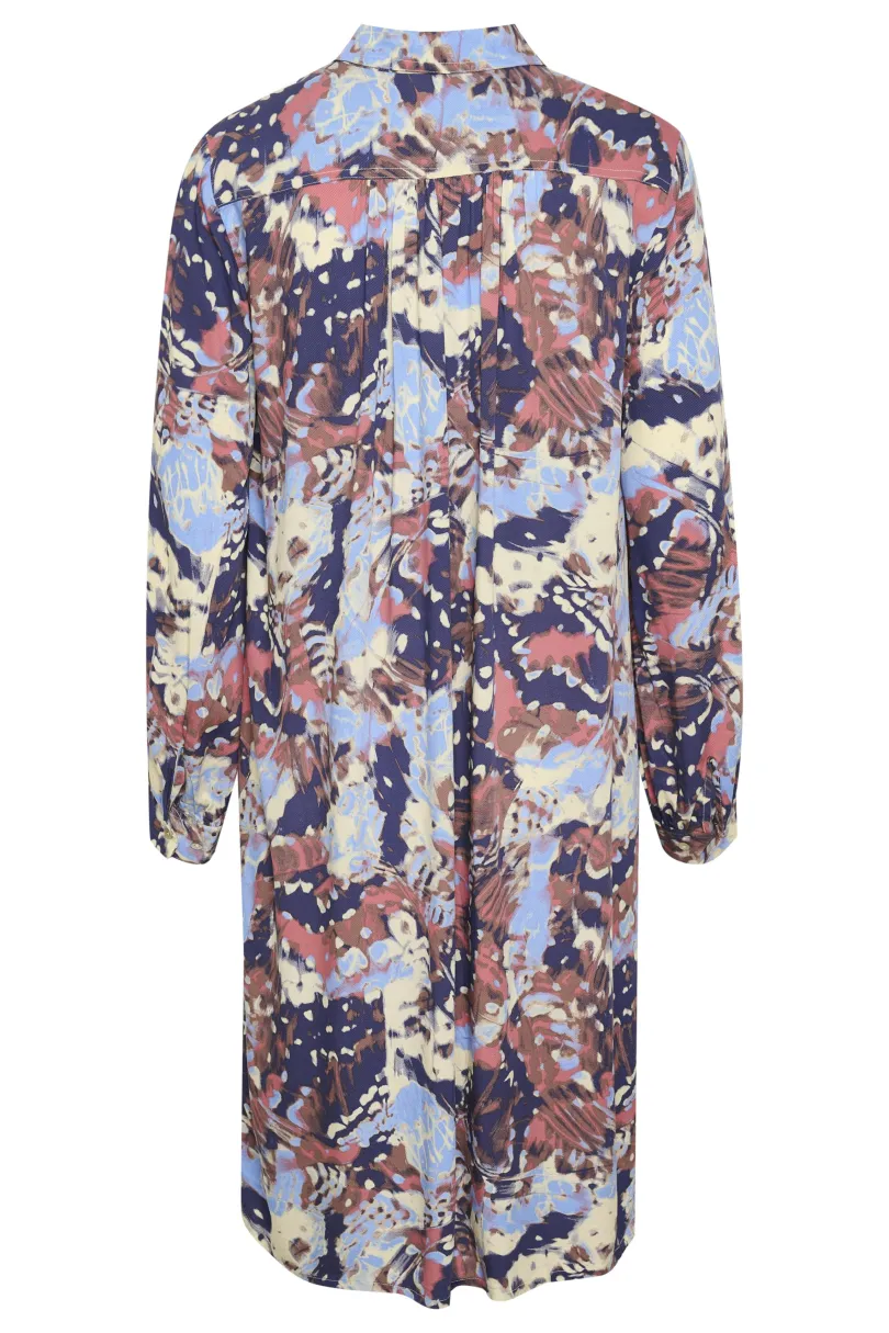 Clearance Soaked in Luxury SLMayana Shirt Dress LS