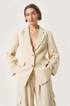 Clearance Soaked in Luxury SLPauline Blazer CastleWall