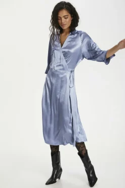 New Soaked in Luxury SLRozela Wrap Kjole