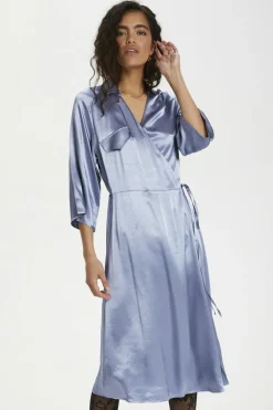 New Soaked in Luxury SLRozela Wrap Kjole