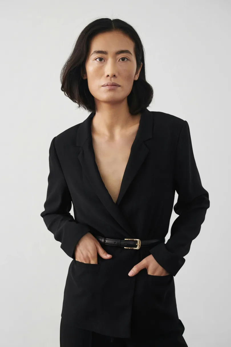 New Soaked in Luxury SLShirley Blazer