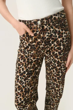 Best Soaked in Luxury SLTessie Jeans BeigeLeopard